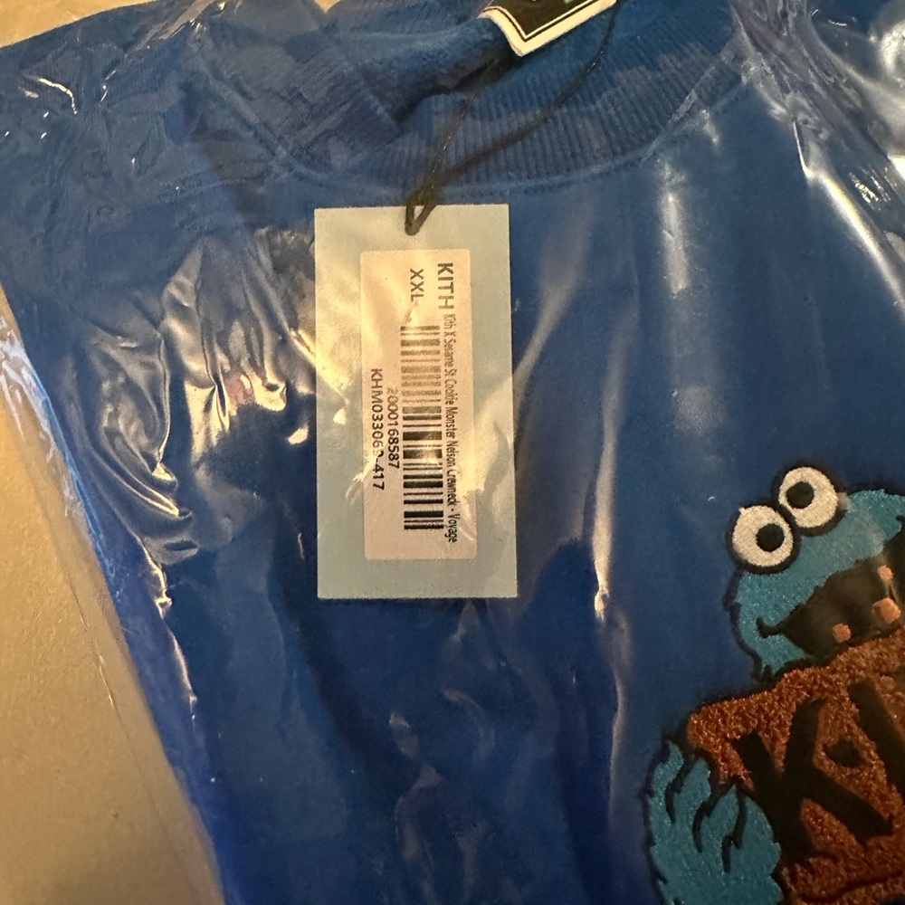 Kith x Sesame Street Cookie Monster Nelson Crewneck - Picture 4 of 9